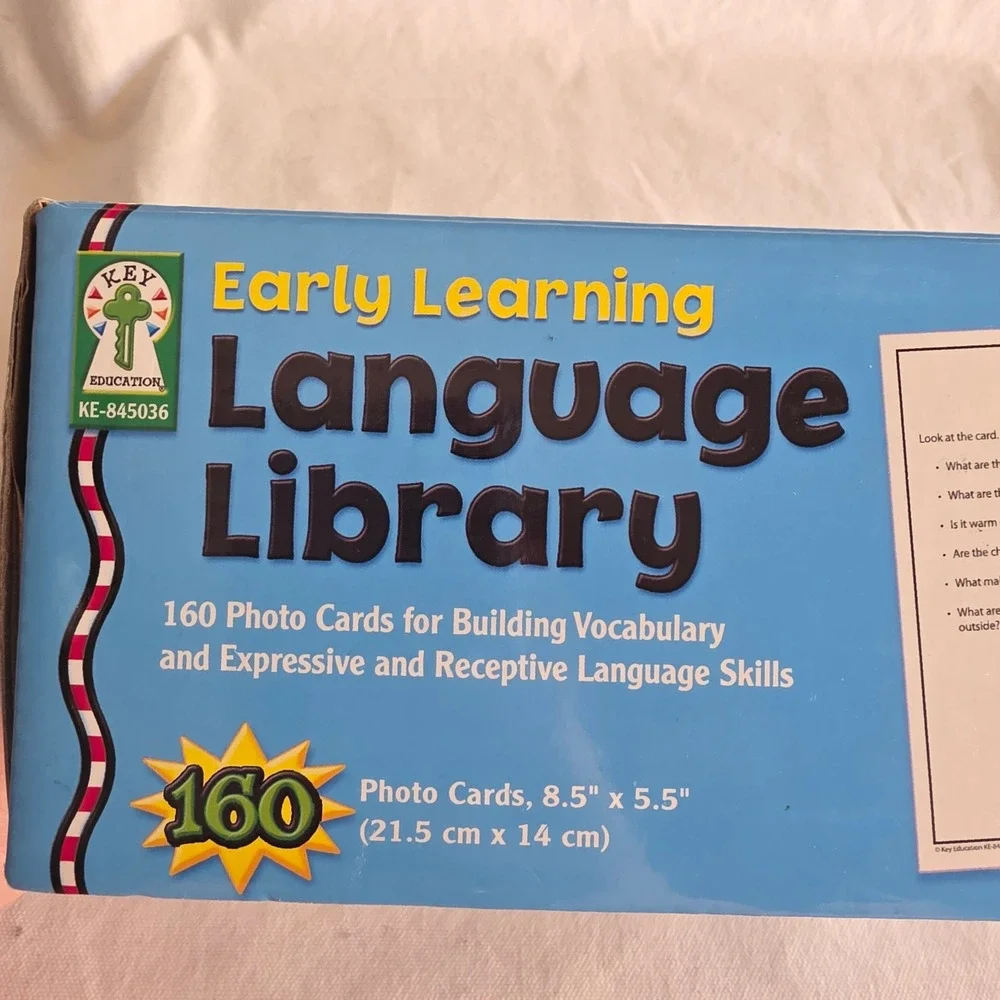 Speech Therapy Lot of 3: Language Library, Positions Match Me Game & Why Connect